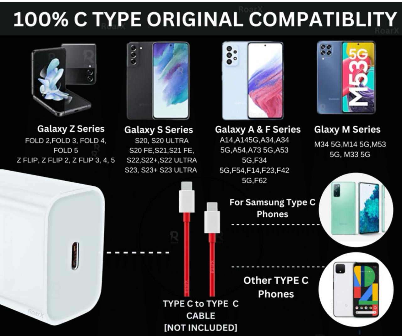 C Type Adapter 25W Fast charger